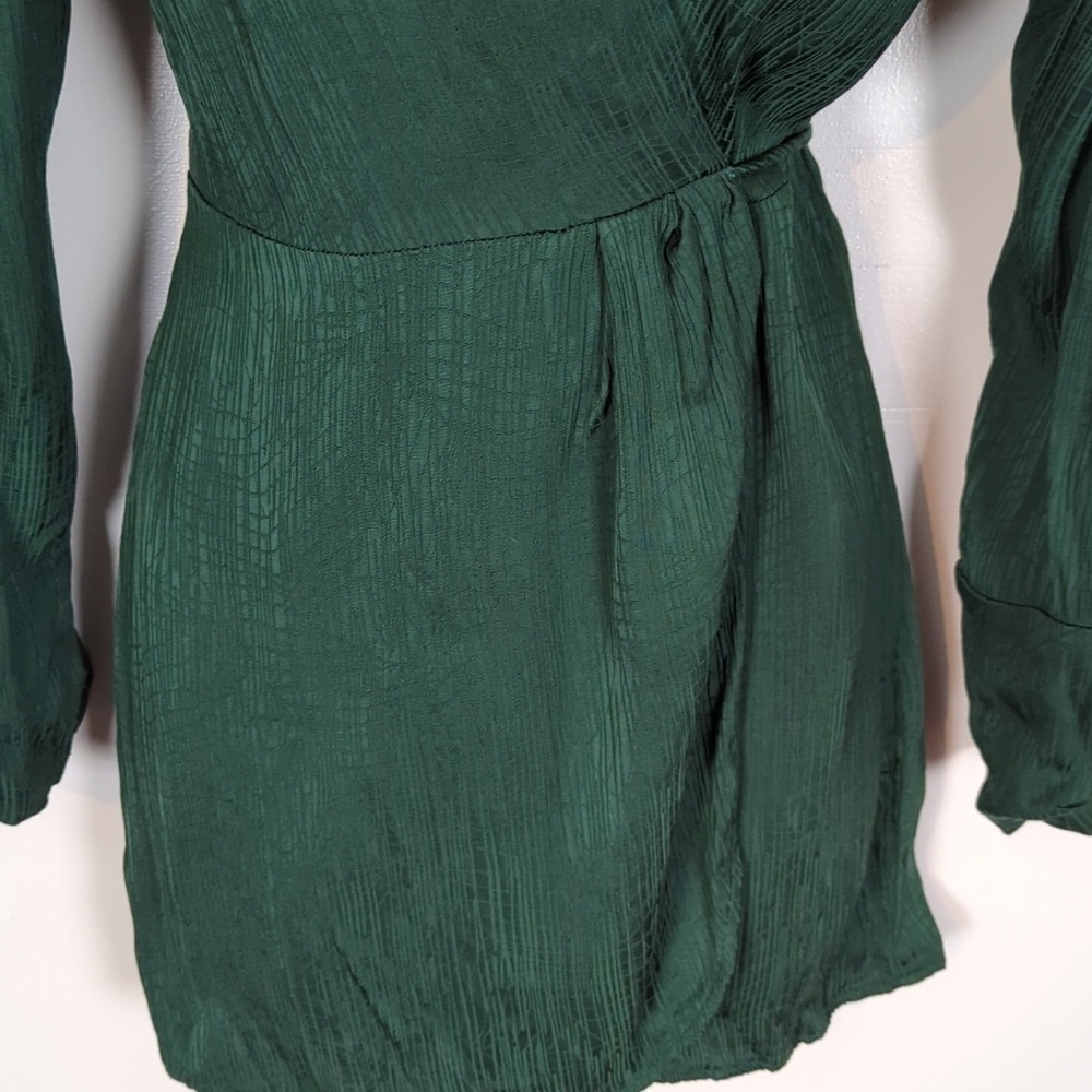 Blue Life Wrap Mini Dress - Picture 3 of 11